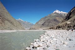 20 Looking Back Towards Jhola From Trail Next To Braldu River